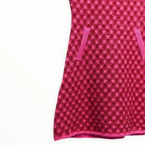 ZARA Women | Pink | PLAID KNIT DRESS - Picture 4 of 11